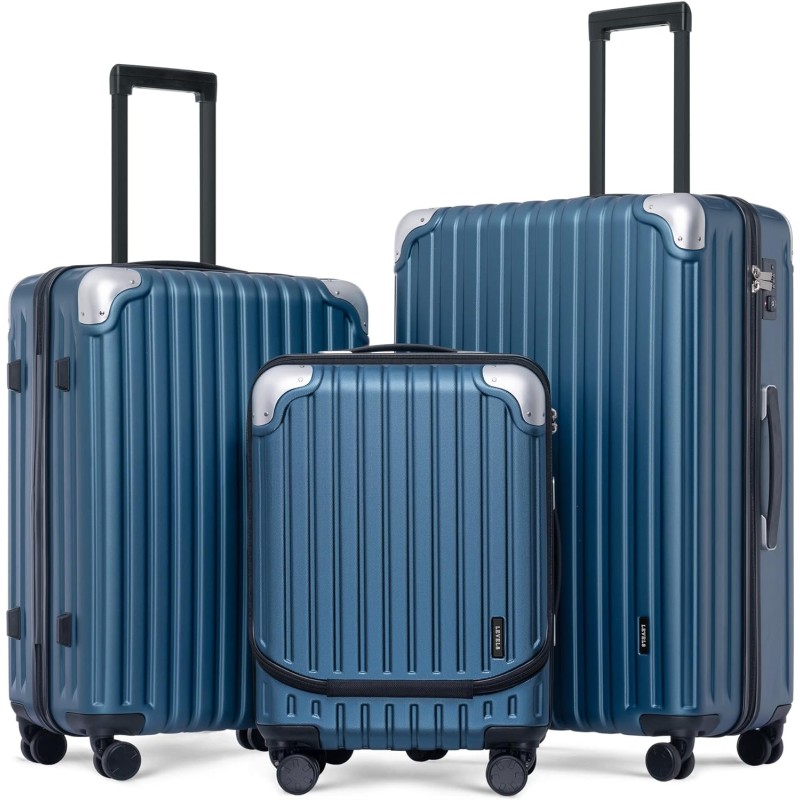 Level Grace Ext Carry On Luggage Airline Approved Expandable